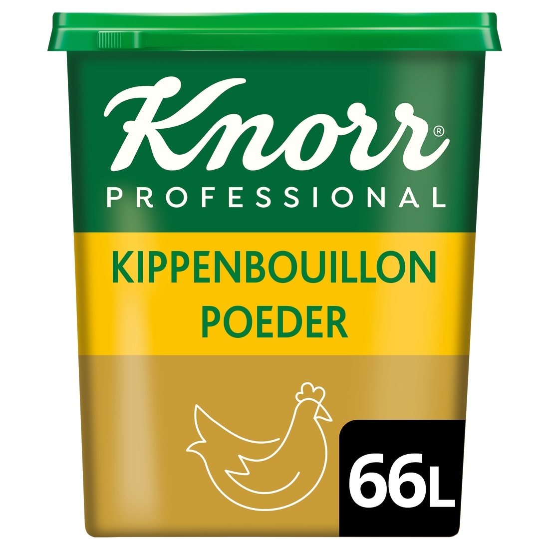 Knorr Professional Kippenbouillon poeder krachtig 66L - Ontdek Knorr Kippenbouillon in poeder, voor een krachtige smaak
